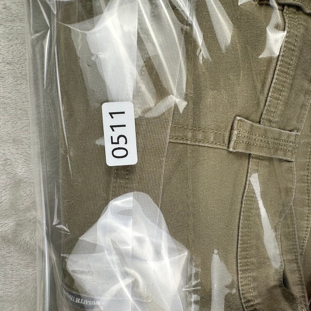 Duluth Trading Co Flex Fire Hose Work Pants Mens 42x30 Khaki Standard Fit Canvas - Picture 15 of 15